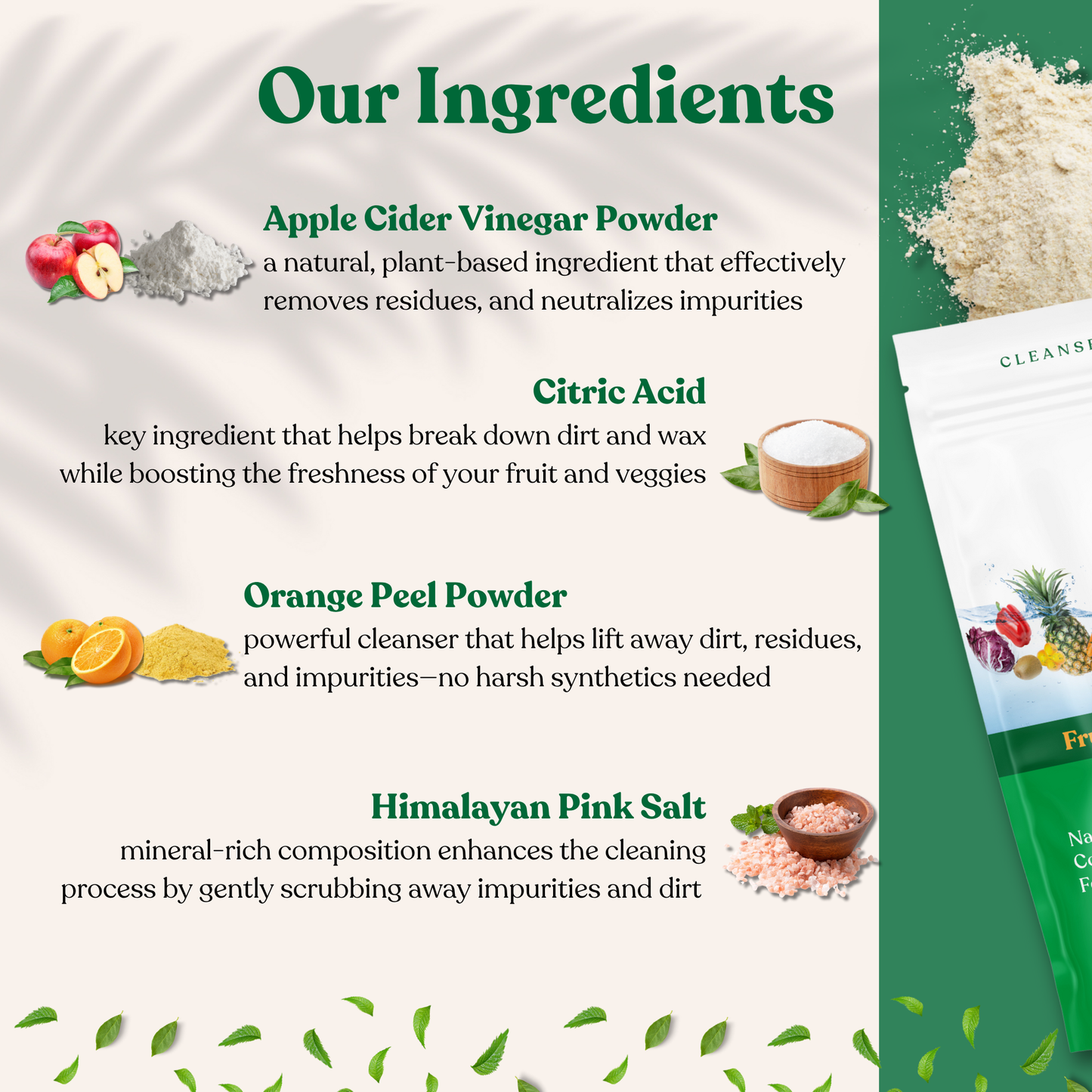 Nature's Produce Wash - Fruit and Vegetable Wash